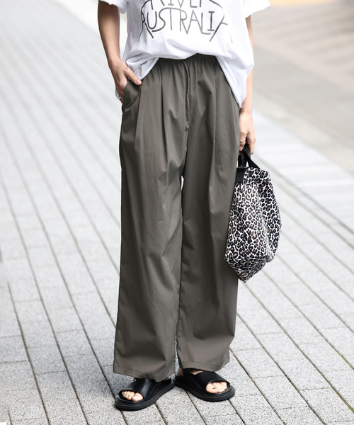 JOURNAL STANDARD relume（ジャーナルスタンダード　レリューム）の「《WEB限定追加》【MULTI FUNC+】タックイージーパンツ（その他パンツ・レディース・チャコールグレー・36/38）」の14枚目の写真