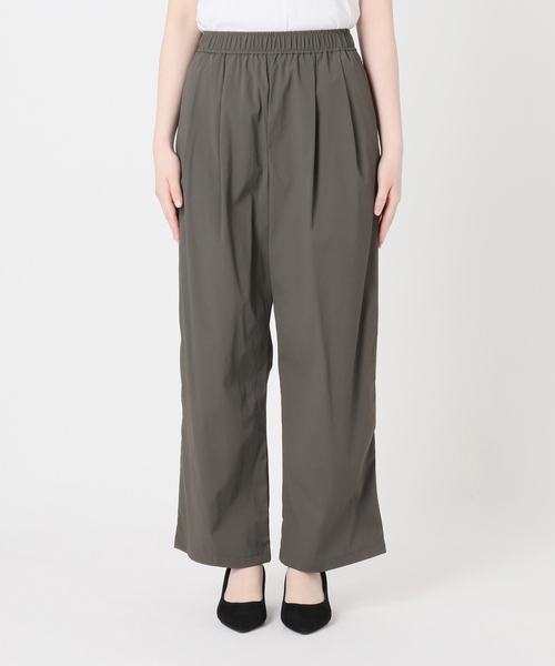 JOURNAL STANDARD relume（ジャーナルスタンダード　レリューム）の「《WEB限定追加》【MULTI FUNC+】タックイージーパンツ（その他パンツ・レディース・チャコールグレー・36/38）」の2枚目の写真