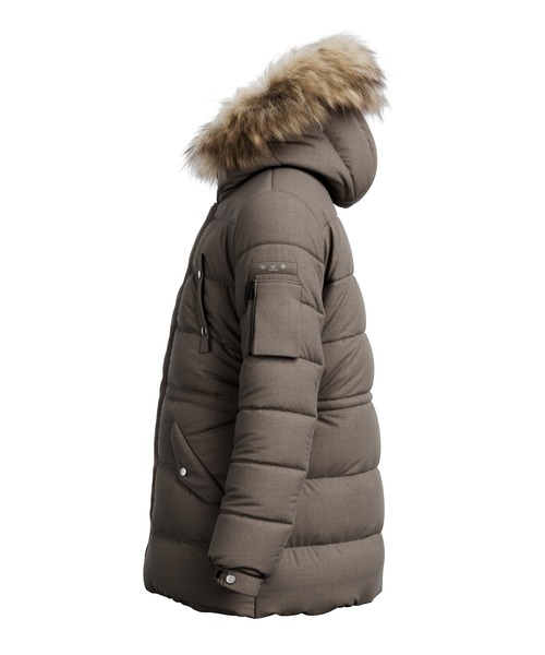 TATRAS（タトラス）の「TATRAS(タトラス) FONDO フォンド（ダウンジャケット/コート・メンズ・チャコールグレー/ブラック/ネイビー/モカ・4/3/2/1/5）」の8枚目の写真