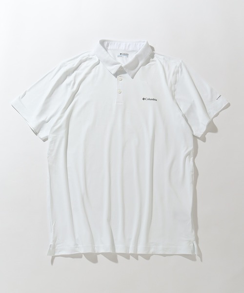 Columbia(コロンビア)の「【Columbia/コロンビア】Tech Trail Polo/テック トレイル ショートスリーブポロシャツ(ポロシャツ・メンズ・チャコール/グレー/ホワイト/ネイビー・S/M/L/XL)」の5枚目の写真