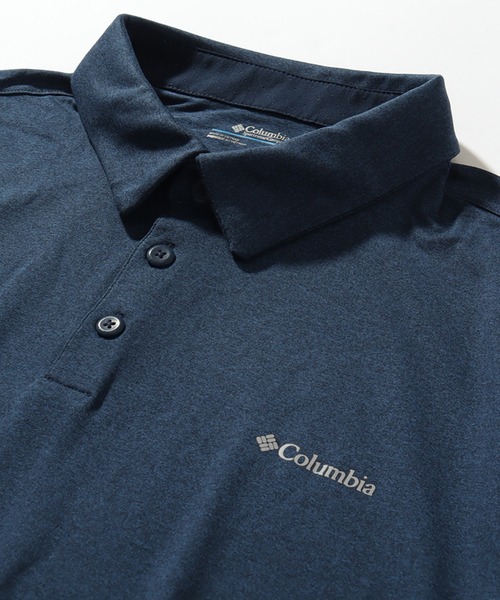 Columbia(コロンビア)の「【Columbia/コロンビア】Tech Trail Polo/テック トレイル ショートスリーブポロシャツ(ポロシャツ・メンズ・チャコール/グレー/ホワイト/ネイビー・S/M/L/XL)」の10枚目の写真