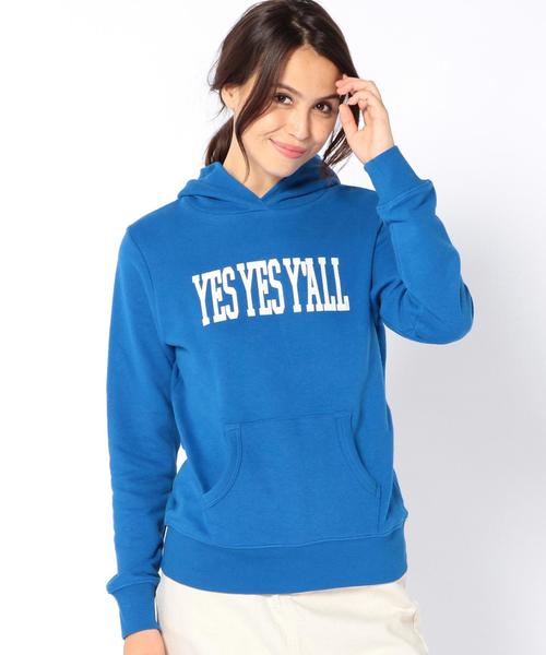 coen（コーエン）の「起毛裏毛ロゴプリントパーカー（パーカー・レディース・ブラック/グレー/ロイヤルブルー・MEDIUM/LARGE）」の3枚目の写真