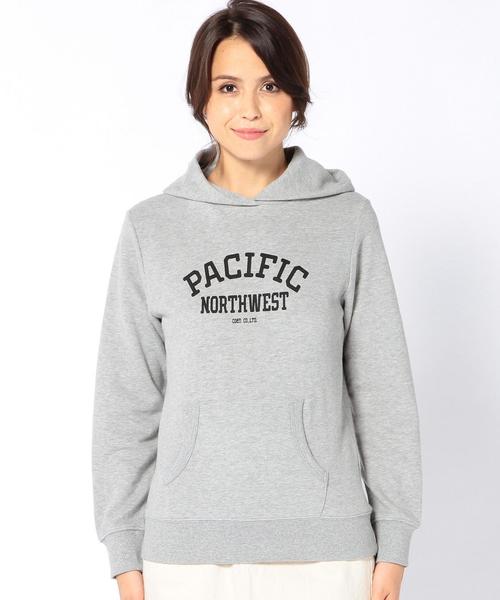 coen（コーエン）の「起毛裏毛ロゴプリントパーカー（パーカー・レディース・ブラック/グレー/ロイヤルブルー・MEDIUM/LARGE）」の10枚目の写真