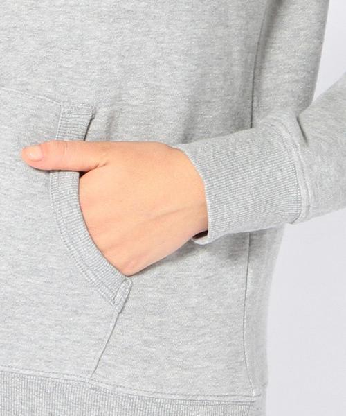 coen（コーエン）の「起毛裏毛ロゴプリントパーカー（パーカー・レディース・ブラック/グレー/ロイヤルブルー・MEDIUM/LARGE）」の4枚目の写真