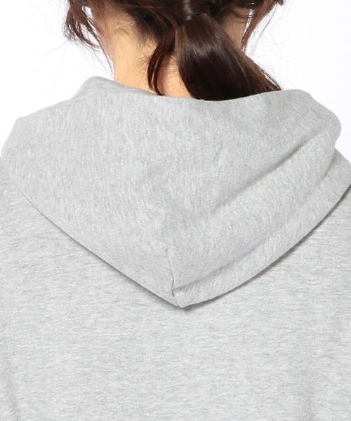 coen（コーエン）の「起毛裏毛ロゴプリントパーカー（パーカー・レディース・ブラック/グレー/ロイヤルブルー・MEDIUM/LARGE）」の6枚目の写真