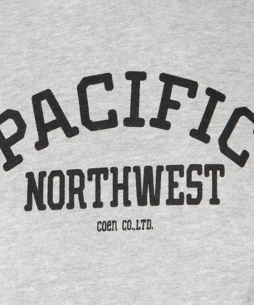 coen（コーエン）の「起毛裏毛ロゴプリントパーカー（パーカー・レディース・ブラック/グレー/ロイヤルブルー・MEDIUM/LARGE）」の7枚目の写真