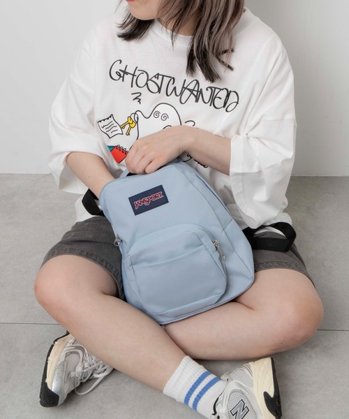 JANSPORT（ジャンスポーツ）の「WEGO/JANSPORT HALFPINT（バックパック/リュック・レディース・ブラック/サックスブルー/ライトピンク/ライトパープル・FREE）」の3枚目の写真