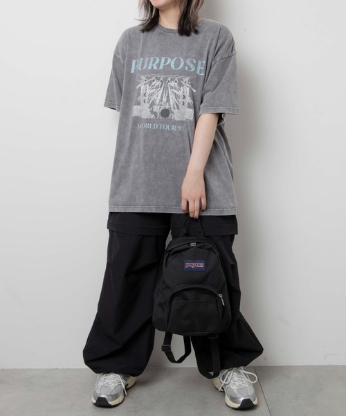 JANSPORT（ジャンスポーツ）の「WEGO/JANSPORT HALFPINT（バックパック/リュック・レディース・ブラック/サックスブルー/ライトピンク/ライトパープル・FREE）」の9枚目の写真