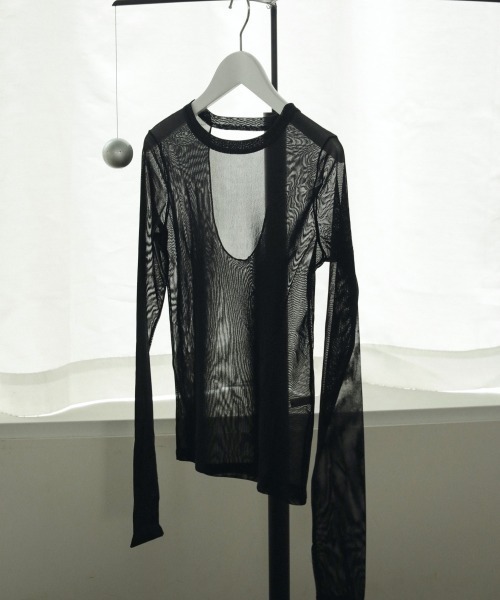 anuke（アンヌーク）の「anuke Backopen Mesh Tops バック