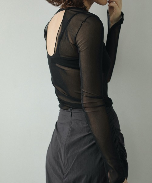 anuke（アンヌーク）の「anuke Backopen Mesh Tops バック