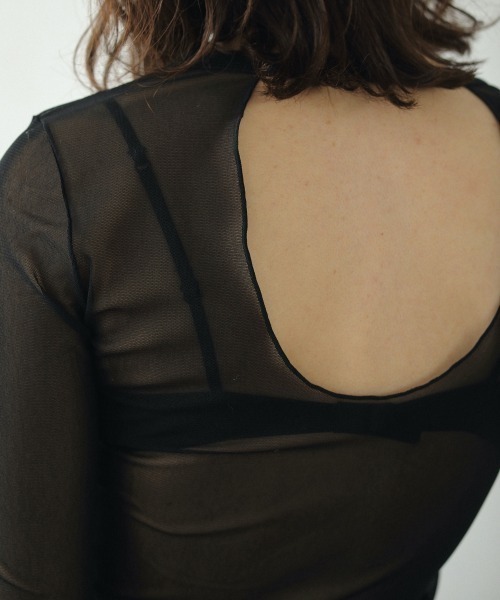 anuke（アンヌーク）の「anuke Backopen Mesh Tops バック