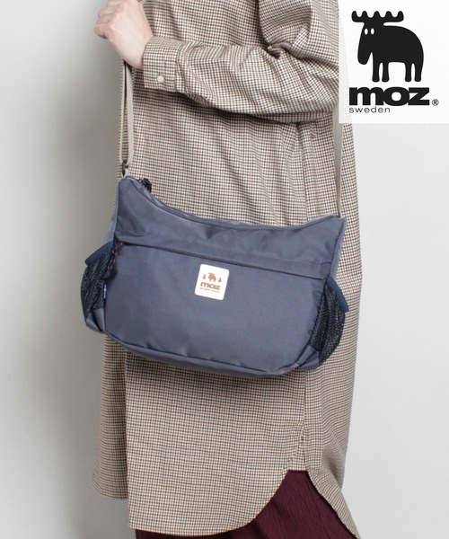 MOZ(モズ)B5サイズ収納可 軽撥水加工 アウトドアテイスト 大容量 斜め掛け ショルダーバッグ(ショルダーバッグ)|moz(モズ)