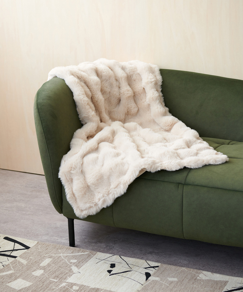 セール】FUR BLANKET S フェイクファー ブランケット