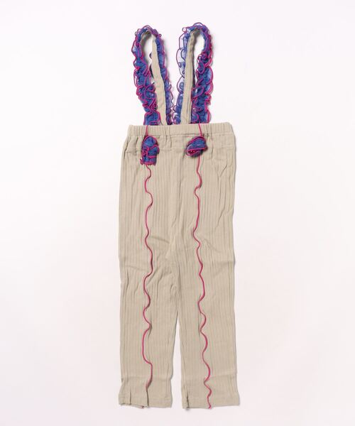 CALMIA(カルミア)の「チュールフリルストラップリブパンツ(その他パンツ・キッズ・レッド/ブラック/ライトブルー/グレー・80/90/100/110/120)」の16枚目の写真