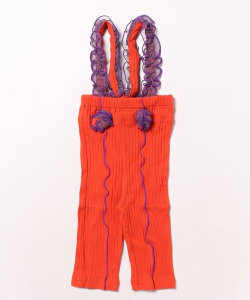 CALMIA(カルミア)の「チュールフリルストラップリブパンツ(その他パンツ・キッズ・レッド/ブラック/ライトブルー/グレー・80/90/100/110/120)」の17枚目の写真