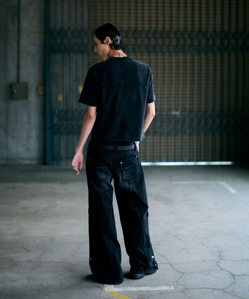 HARE(ハレ)の「【UNDERGROUND MODE】ピグメントタイトT(HARE)(Tシャツ/カットソー・メンズ・ブラック系その他/ブラック系その他2・SMALL/MEDIUM/LARGE)」の3枚目の写真