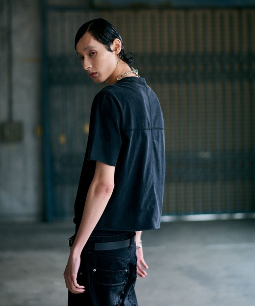 HARE(ハレ)の「【UNDERGROUND MODE】ピグメントタイトT(HARE)(Tシャツ/カットソー・メンズ・ブラック系その他/ブラック系その他2・SMALL/MEDIUM/LARGE)」の8枚目の写真