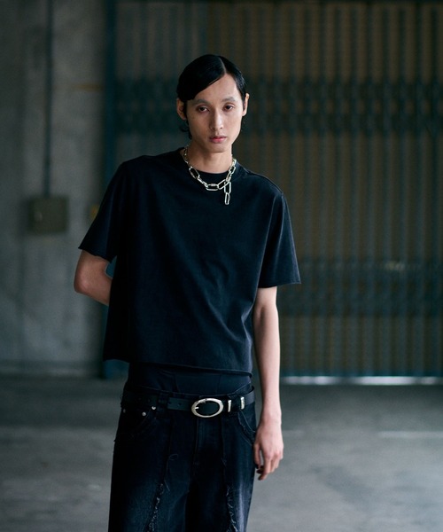 HARE(ハレ)の「【UNDERGROUND MODE】ピグメントタイトT(HARE)(Tシャツ/カットソー・メンズ・ブラック系その他/ブラック系その他2・SMALL/MEDIUM/LARGE)」の9枚目の写真