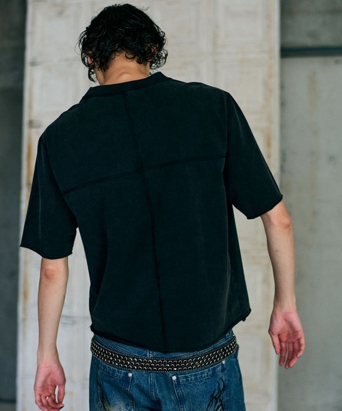 HARE(ハレ)の「【UNDERGROUND MODE】ピグメントタイトT(HARE)(Tシャツ/カットソー・メンズ・ブラック系その他/ブラック系その他2・SMALL/MEDIUM/LARGE)」の11枚目の写真