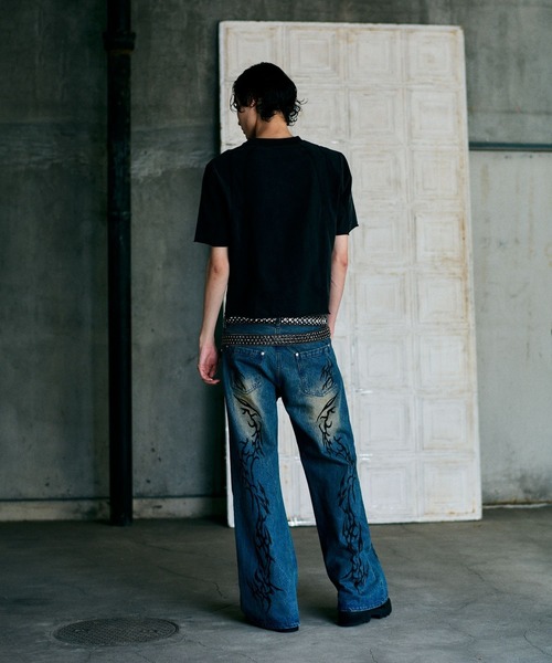 HARE(ハレ)の「【UNDERGROUND MODE】ピグメントタイトT(HARE)(Tシャツ/カットソー・メンズ・ブラック系その他/ブラック系その他2・SMALL/MEDIUM/LARGE)」の15枚目の写真