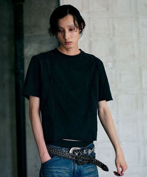 HARE(ハレ)の「【UNDERGROUND MODE】ピグメントタイトT(HARE)(Tシャツ/カットソー・メンズ・ブラック系その他/ブラック系その他2・SMALL/MEDIUM/LARGE)」の18枚目の写真