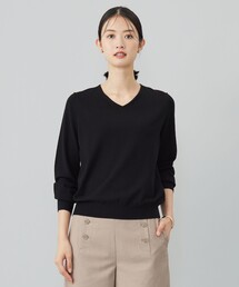 【ご好評につき新色追加!・WEB限定カラーあり・洗える】PRINCE Vネック ニット