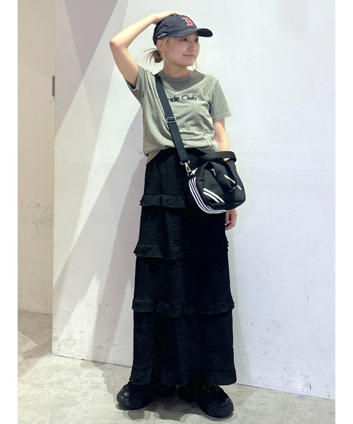 RODEO CROWNS WIDE BOWL(ロデオクラウンズワイドボウル)の「ケミカルTシャツ(Tシャツ/カットソー・レディース・ピンク/ブルー/チャコールグレー・FREE)」の14枚目の写真