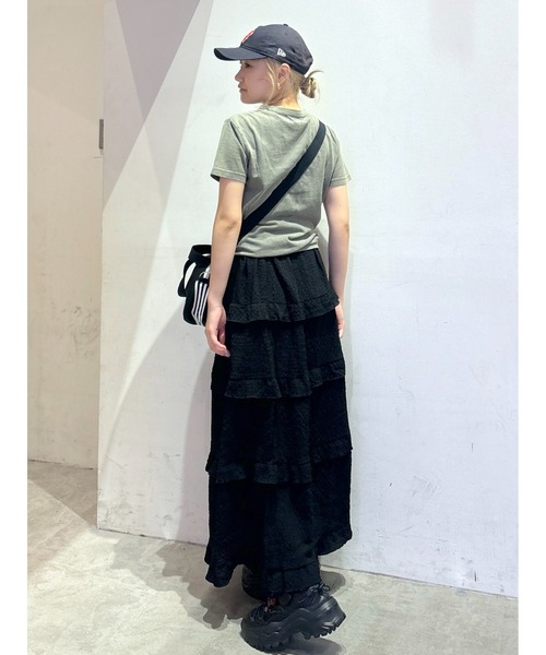 RODEO CROWNS WIDE BOWL(ロデオクラウンズワイドボウル)の「ケミカルTシャツ(Tシャツ/カットソー・レディース・ピンク/ブルー/チャコールグレー・FREE)」の15枚目の写真