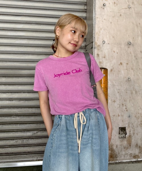 RODEO CROWNS WIDE BOWL(ロデオクラウンズワイドボウル)の「ケミカルTシャツ(Tシャツ/カットソー・レディース・ピンク/ブルー/チャコールグレー・FREE)」の10枚目の写真