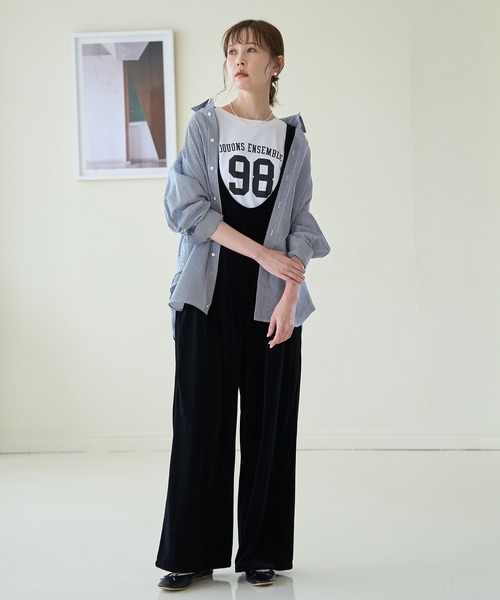 ROPE' PICNIC（ロペピクニック）の「シルク混２WAYシャツ（シャツ/ブラウス・レディース・ブラック/ネイビー/ブルー・38）」の14枚目の写真