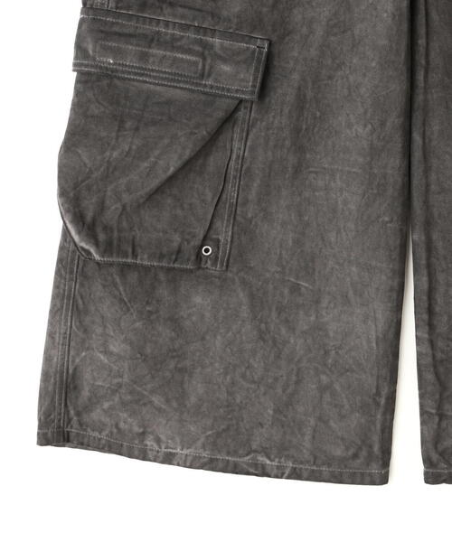 DANKE SCHON(ダンケシェーン)の「DankeSchon/ダンケシェーン/SPRAYED FLARE CARGO(カーゴパンツ・レディース・ブラック・M/L/S)」の13枚目の写真