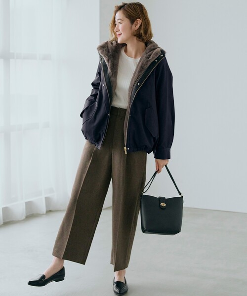 grove(グローブ)の「◆【人間工学】ベルトオコシショルダー(ショルダーバッグ・レディース・ワインレッド/ライトグレー/ブラック/ブロンズ・00)」の9枚目の写真