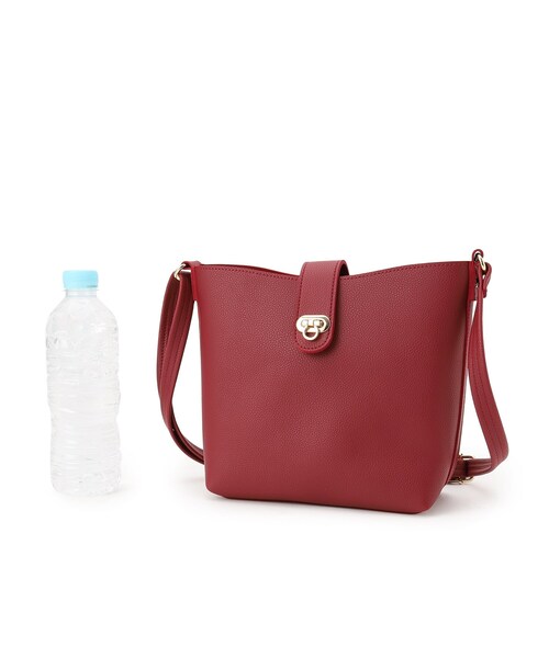 grove(グローブ)の「◆【人間工学】ベルトオコシショルダー(ショルダーバッグ・レディース・ワインレッド/ライトグレー/ブラック/ブロンズ・00)」の14枚目の写真