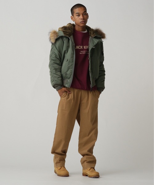 AVIREX（アヴィレックス）の「N-2B COMMERCIAL / N-2B コマーシャル / AVIREX / アヴィレックス（MA-1・メンズ・セージグリーン/ブラック・MEDIUM/LARGE/X-LARGE/XX-LARGE）」の13枚目の写真