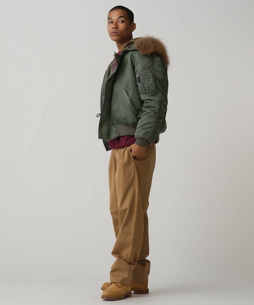 AVIREX（アヴィレックス）の「N-2B COMMERCIAL / N-2B コマーシャル / AVIREX / アヴィレックス（MA-1・メンズ・セージグリーン/ブラック・MEDIUM/LARGE/X-LARGE/XX-LARGE）」の14枚目の写真