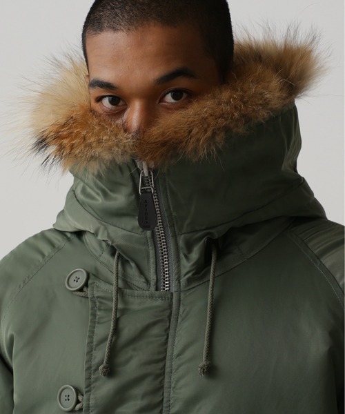 AVIREX（アヴィレックス）の「N-2B COMMERCIAL / N-2B コマーシャル / AVIREX / アヴィレックス（MA-1・メンズ・セージグリーン/ブラック・MEDIUM/LARGE/X-LARGE/XX-LARGE）」の16枚目の写真