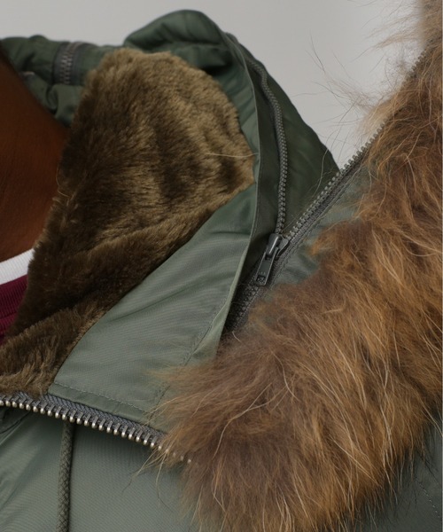 AVIREX（アヴィレックス）の「N-2B COMMERCIAL / N-2B コマーシャル / AVIREX / アヴィレックス（MA-1・メンズ・セージグリーン/ブラック・MEDIUM/LARGE/X-LARGE/XX-LARGE）」の17枚目の写真