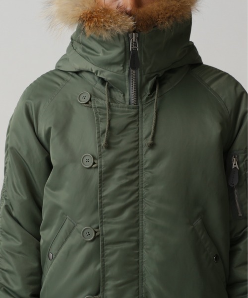 AVIREX（アヴィレックス）の「N-2B COMMERCIAL / N-2B コマーシャル / AVIREX / アヴィレックス（MA-1・メンズ・セージグリーン/ブラック・MEDIUM/LARGE/X-LARGE/XX-LARGE）」の18枚目の写真