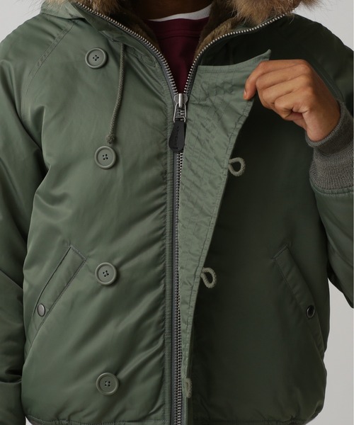 AVIREX（アヴィレックス）の「N-2B COMMERCIAL / N-2B コマーシャル / AVIREX / アヴィレックス（MA-1・メンズ・セージグリーン/ブラック・MEDIUM/LARGE/X-LARGE/XX-LARGE）」の19枚目の写真