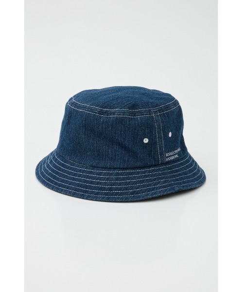 RODEO CROWNS WIDE BOWL（ロデオクラウンズワイドボウル）の「washed-denim bucket HAT（ハット・メンズ・ブラック/ネイビー・FREE）」の3枚目の写真