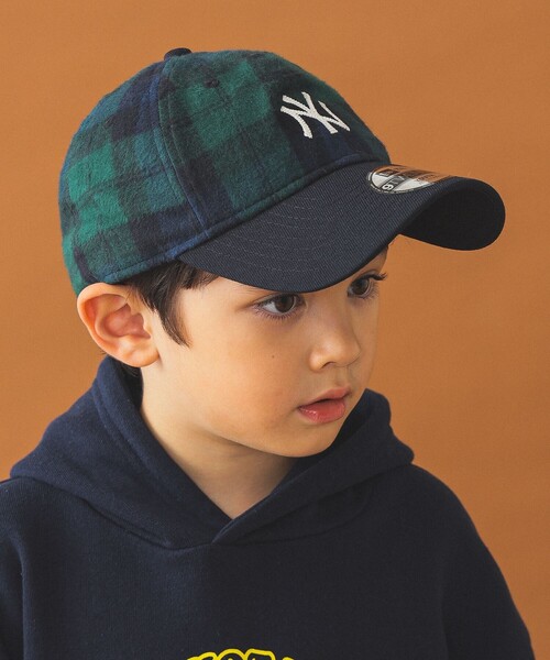NEW ERA(ニューエラ)の「NEW ERA / 別注 YOUTH920 キャップ(キャップ・キッズ・ブルー/グリーン・FREE)」の1枚目の写真