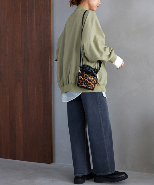 JOURNAL STANDARD relume（ジャーナルスタンダード　レリューム）の「《追加3》ウォッシャブルナイロンタッサーMA-1（MA-1・レディース・カーキ/ブラウン/ベージュ/ネイビー・FREE）」の15枚目の写真