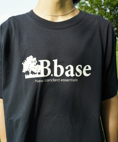 BROKEN BASE（ブロークンベース）の「B.base tree Tee（Tシャツ/カットソー・メンズ・杢グレー/ホワイト/ブラック/ネイビー・SMALL/MEDIUM/LARGE）」の9枚目の写真