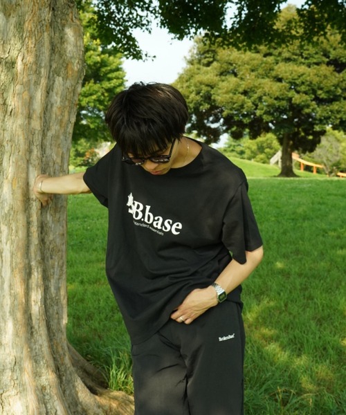 BROKEN BASE（ブロークンベース）の「B.base tree Tee（Tシャツ/カットソー・メンズ・杢グレー/ホワイト/ブラック/ネイビー・SMALL/MEDIUM/LARGE）」の16枚目の写真