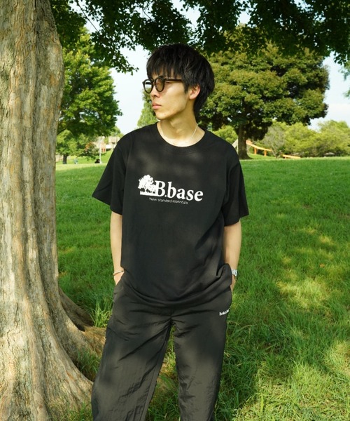 BROKEN BASE（ブロークンベース）の「B.base tree Tee（Tシャツ/カットソー・メンズ・杢グレー/ホワイト/ブラック/ネイビー・SMALL/MEDIUM/LARGE）」の17枚目の写真