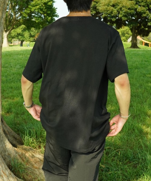 BROKEN BASE（ブロークンベース）の「B.base tree Tee（Tシャツ/カットソー・メンズ・杢グレー/ホワイト/ブラック/ネイビー・SMALL/MEDIUM/LARGE）」の19枚目の写真