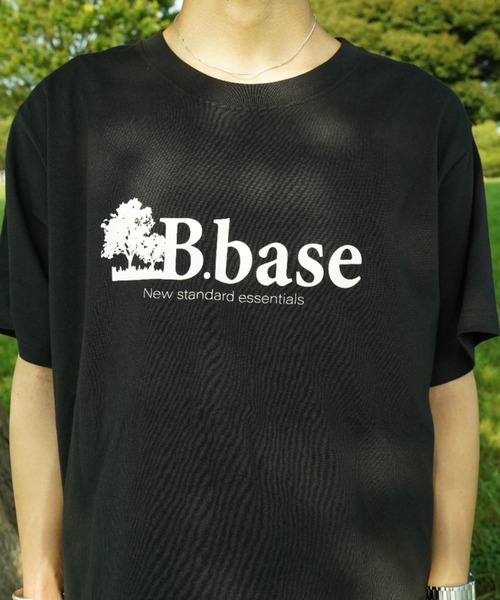 BROKEN BASE（ブロークンベース）の「B.base tree Tee（Tシャツ/カットソー・メンズ・杢グレー/ホワイト/ブラック/ネイビー・SMALL/MEDIUM/LARGE）」の20枚目の写真