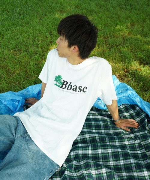 BROKEN BASE（ブロークンベース）の「B.base tree Tee（Tシャツ/カットソー・メンズ・杢グレー/ホワイト/ブラック/ネイビー・SMALL/MEDIUM/LARGE）」の21枚目の写真