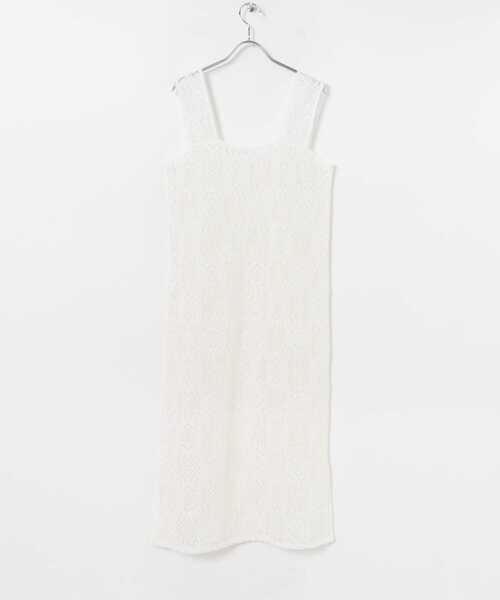 ITEMS URBANRESEARCH(アイテムズ アーバンリサーチ)の「レースレイヤードワンピース(ワンピース・レディース・ホワイト・FREE)」の9枚目の写真
