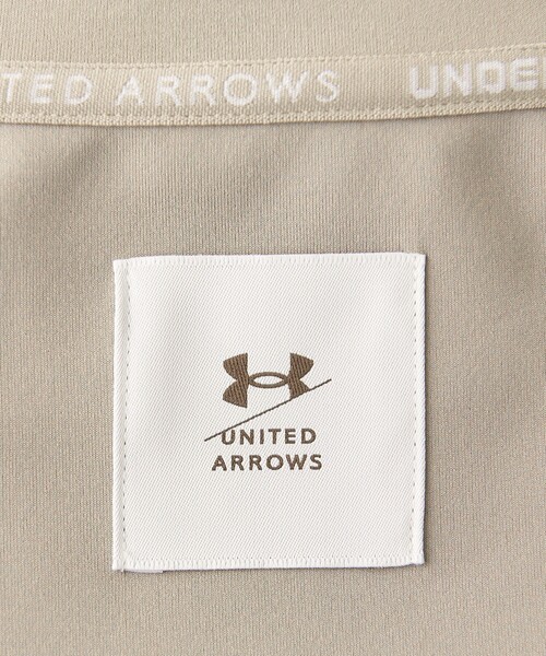 UNDER ARMOUR（アンダーアーマー）の「＜UNDER ARMOUR ｜ UNITED ARROWS＞ ラッシュ ポンチ スウェット ロングスリーブ モックネックTシャツ（Tシャツ/カットソー・メンズ・ベージュ/ブラック・XL/L/S/M）」の16枚目の写真